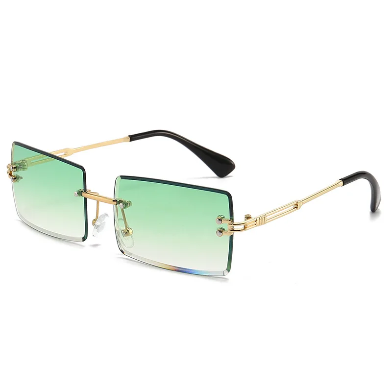 Designer Sunglasses - Nowe okulary przeciwsłoneczne z metalowymi elementami,