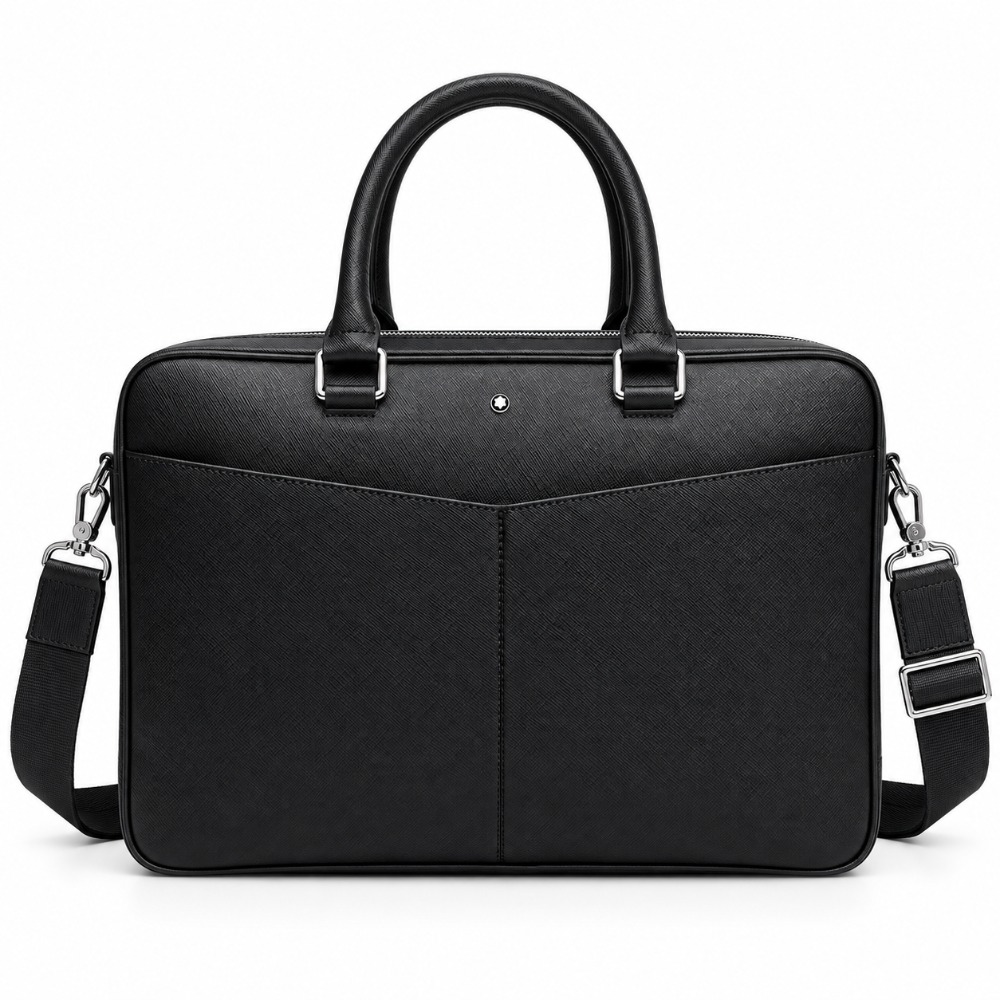 Leather Briefcase - Luksusowa męska aktówka biznesowa, wysokiej jakości