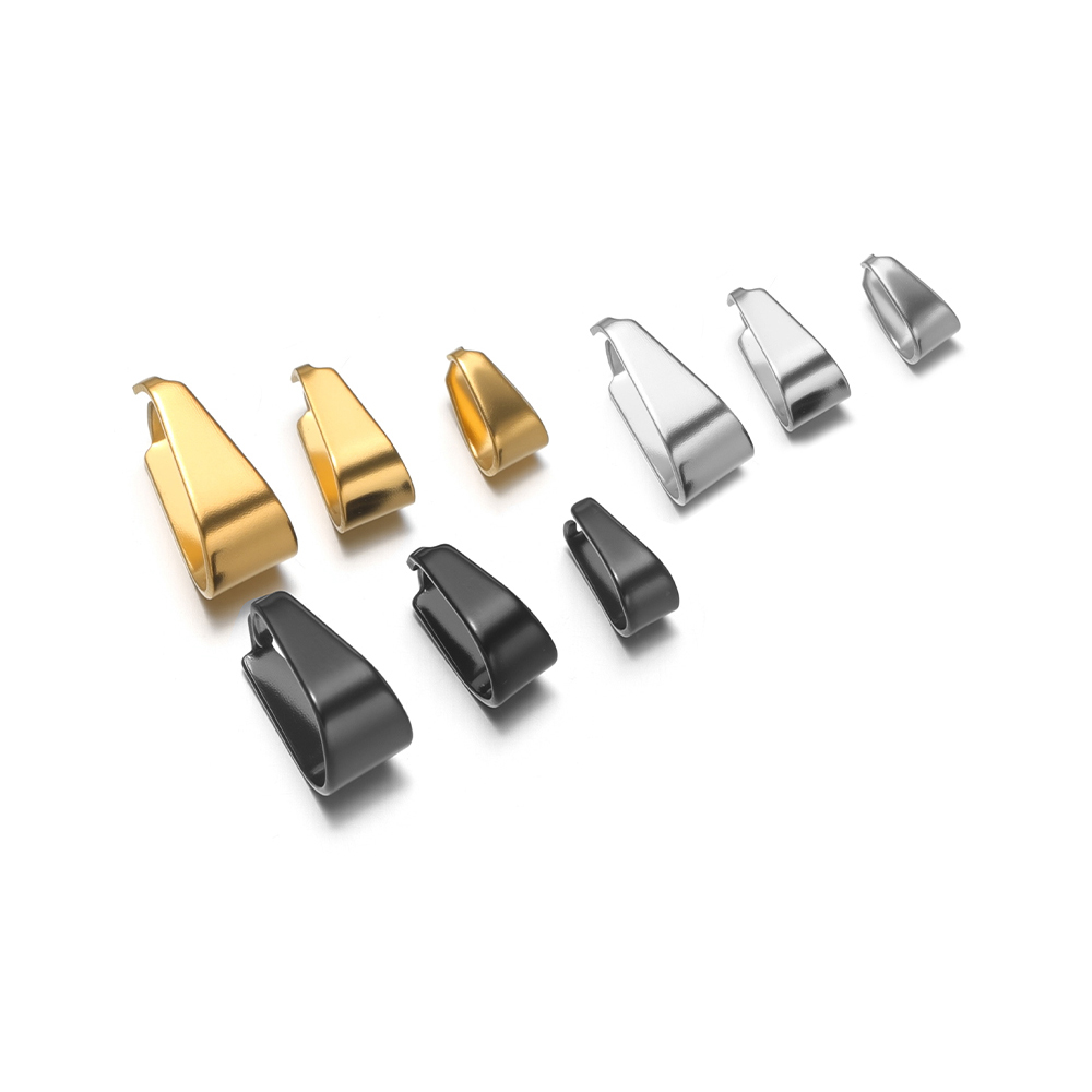 Gold Plated Jewelry - 50 szt. Klipsy ze stali nierdzewnej