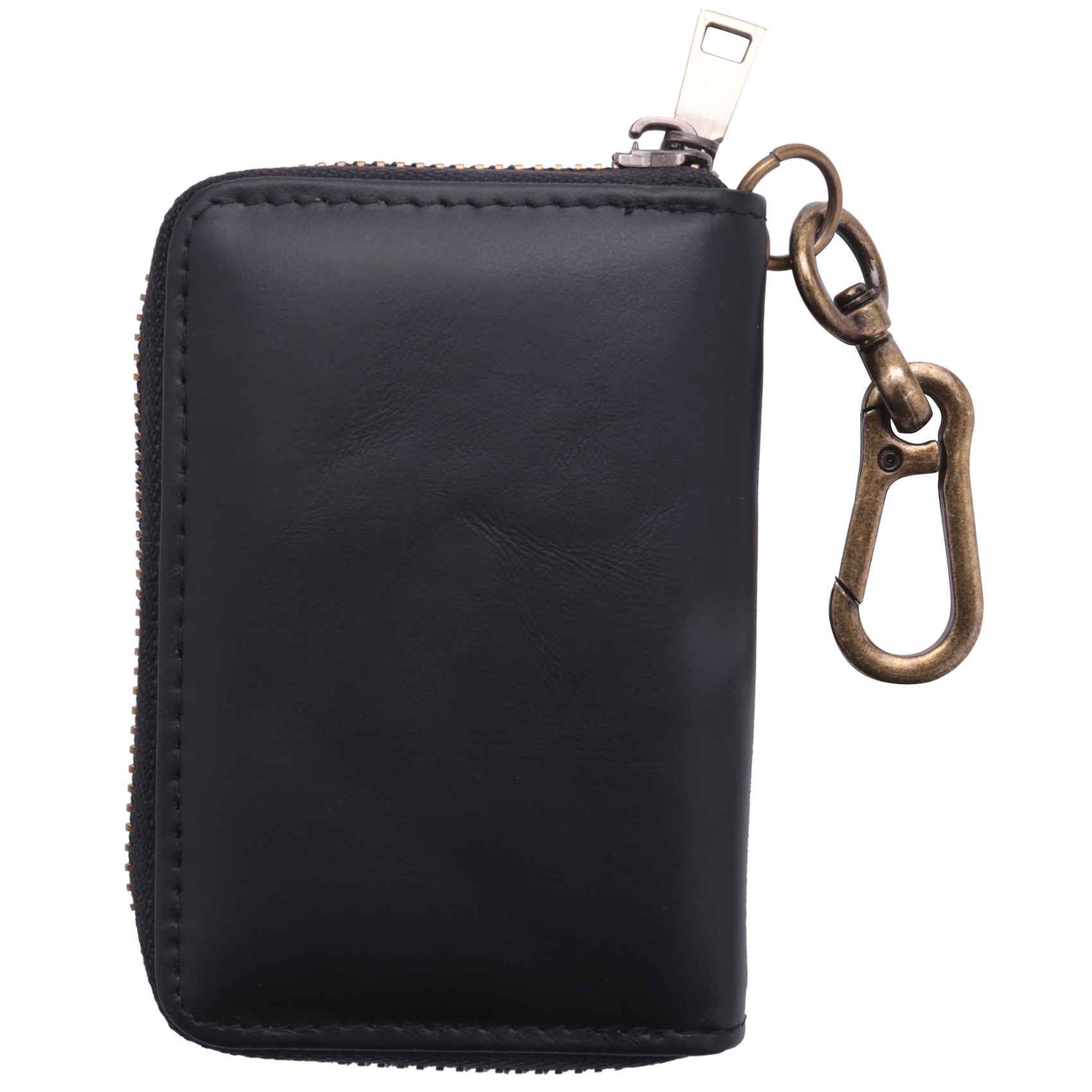 Leather Wallet Men - Portfel na klucze ABQR ze skóry