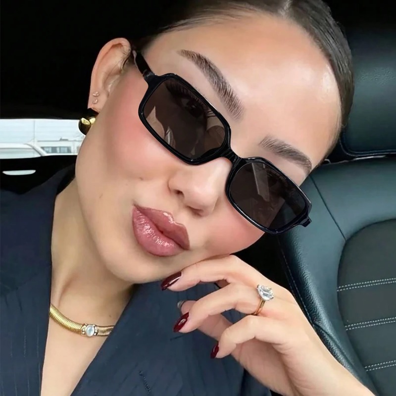 Designer Sunglasses - Nowe seksowne małe prostokątne okulary przeciwsłoneczne,