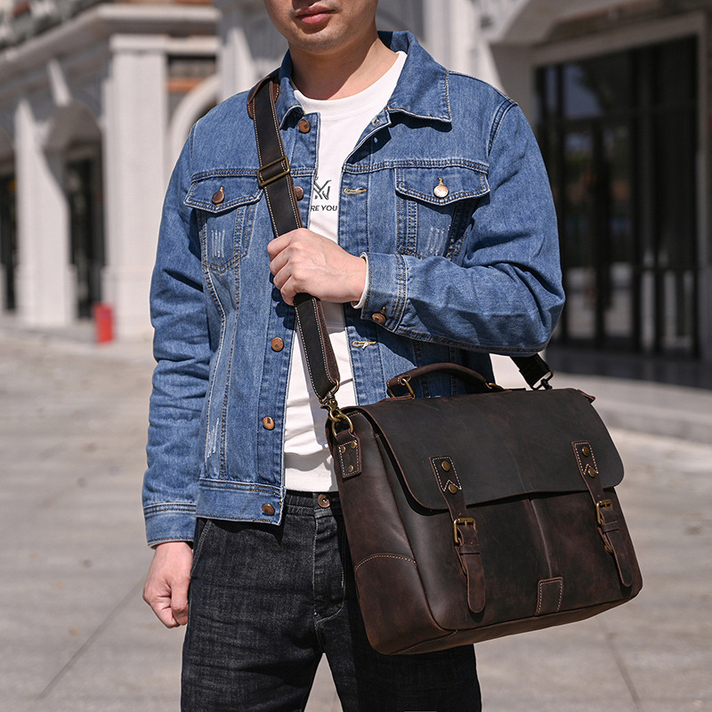 Nowa, retro, oryginalna skórza – Leather Briefcase recenzja i cena