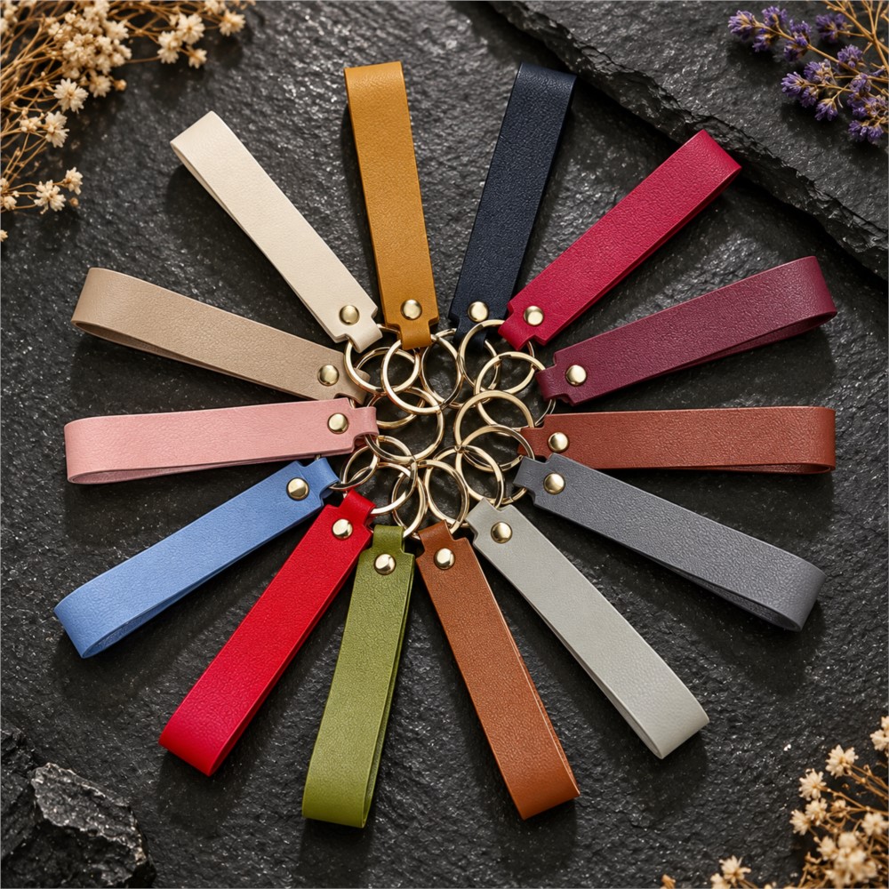 1/5 szt. breloczek ze skóry PU – Leather Wallet Men recenzja i cena