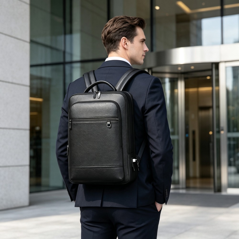 Męski plecak biznesowy ze skór – Leather Briefcase recenzja i cena