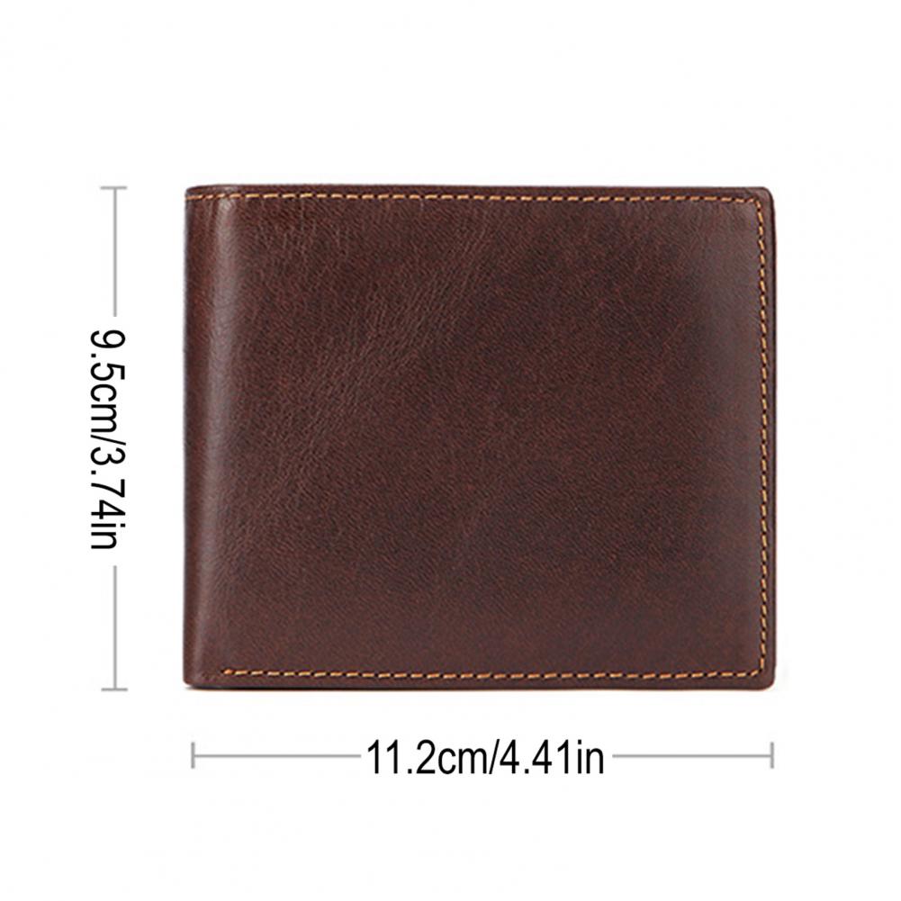 Portfel męski w stylu vintage  – Leather Wallet Men recenzja i cena