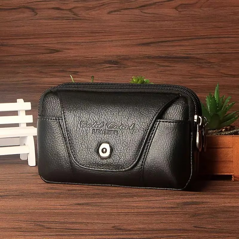 Męska skórzana saszetka na tel – Leather Wallet Men recenzja i cena