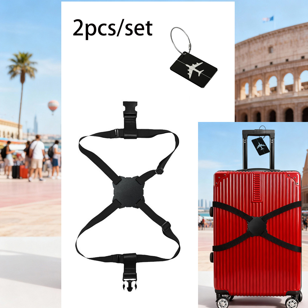 Zestaw 2 sztuk: Zestaw etykiet – Travel Luggage Set recenzja i cena