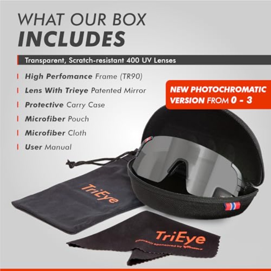 Okulary rowerowe TriEye z lust – Sunglasses Uv400 recenzja i cena