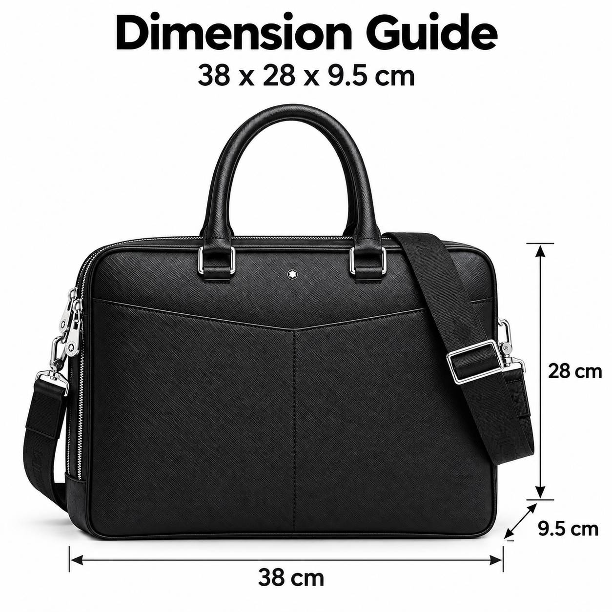 Klasyczna męska torba biznesow – Leather Briefcase recenzja i cena