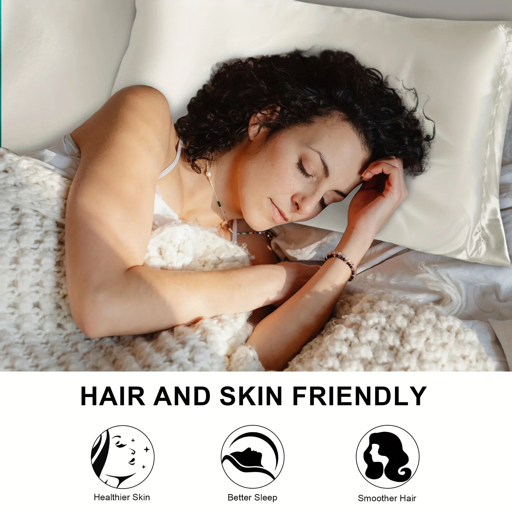 2 szt. Luksusowa satynowa posz – Silk Pillowcase recenzja i cena
