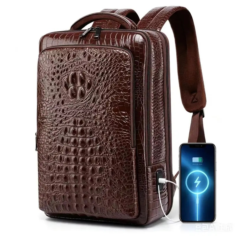 Nowy męski plecak na laptopa z – Leather Briefcase recenzja i cena