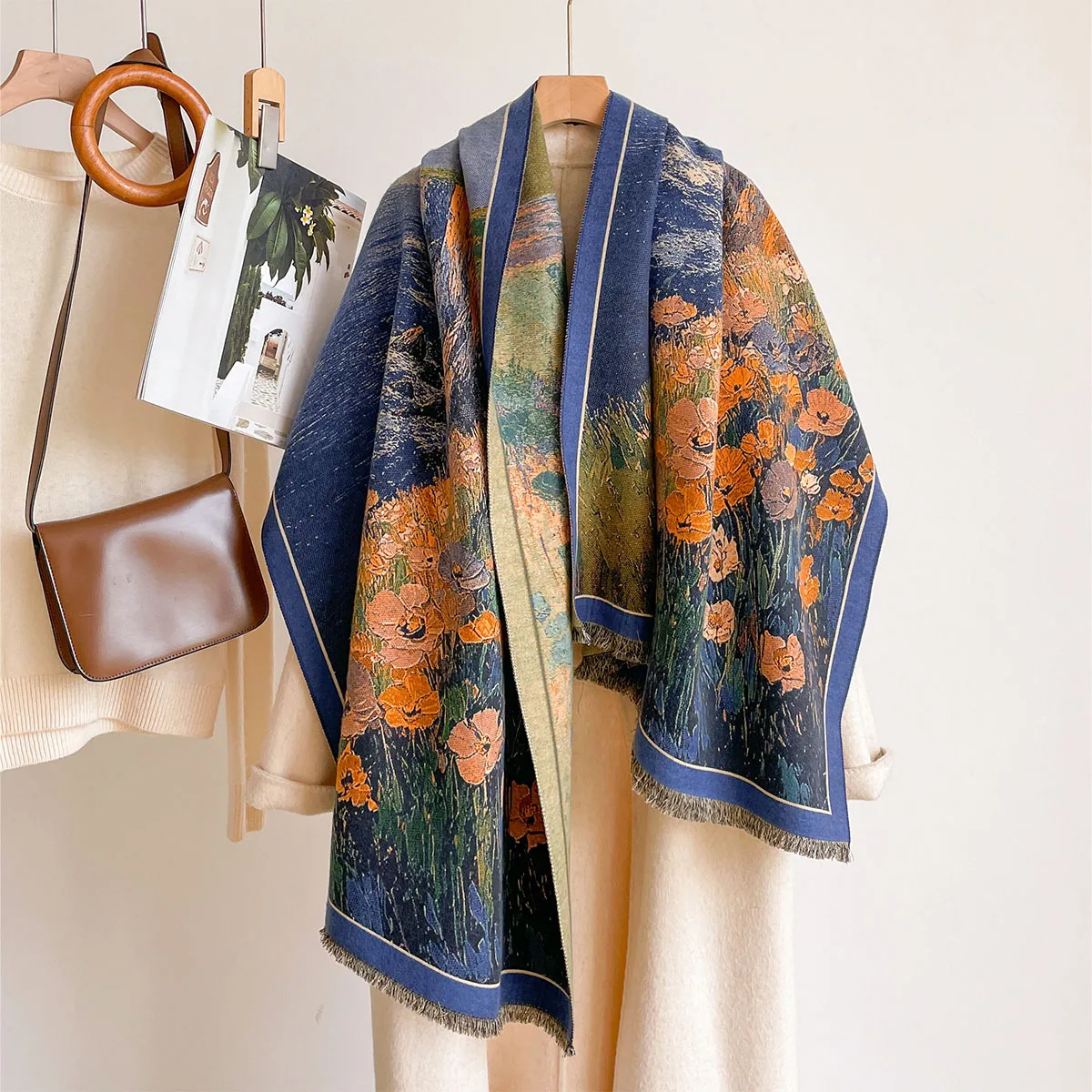 Szal damski imitujący kaszmir, – Cashmere Scarf recenzja i cena